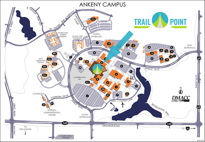 Ankeny Campus Map
